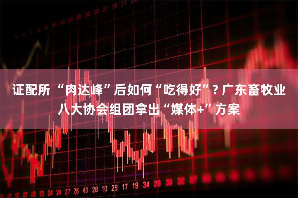 证配所 “肉达峰”后如何“吃得好”? 广东畜牧业八大协会组团拿出“媒体+”方案